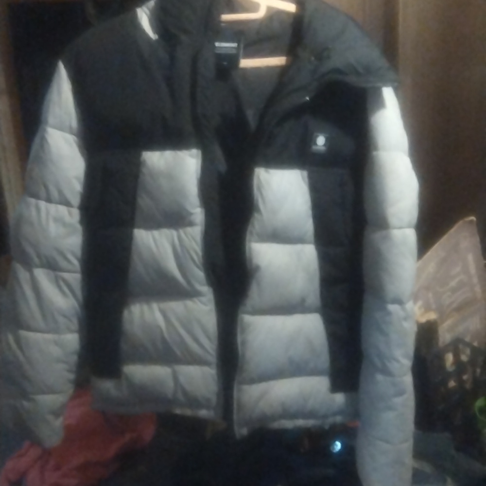 Element Dulce ski jacket silver/black men's size small
